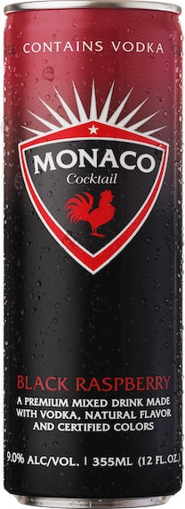 Black Raspberry Vodka Canned Cocktail | Drink Monaco