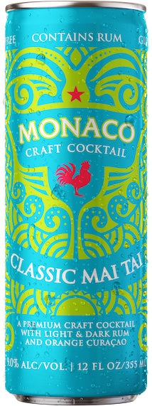 No need for a mai tai recipe with our Mai Tai canned cocktail. Drink Monaco brings you craft cocktails in a can with 9% ABV.